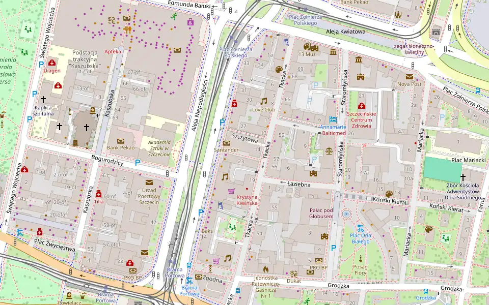 Mapa: El Tapatio, al. Niepodległości 26 w Szczecinie